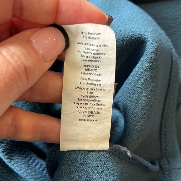 LuLaRoe Blue Ribbed Pencil Skirt - Picture 4 of 4